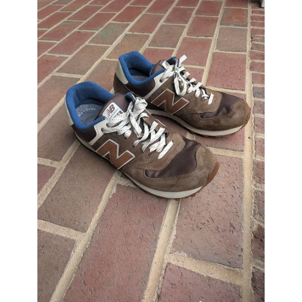 New Balance 574 Canteen Pack Sneakers Mens 13 Brown Blue